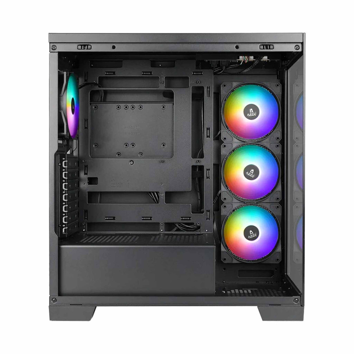 AZZA Cove Mid-Tower PC Case - Black - Zayoom