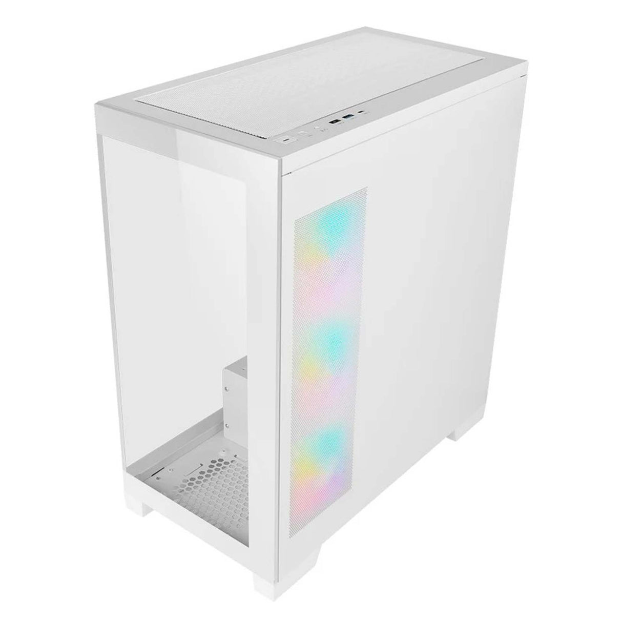 AZZA Cove Mid-Tower PC Case - White - Zayoom