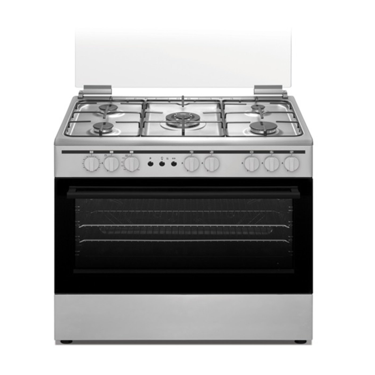 Admiral 5 Burners 90x60cm Gas Cooker - Stainless Steel - Zayoom