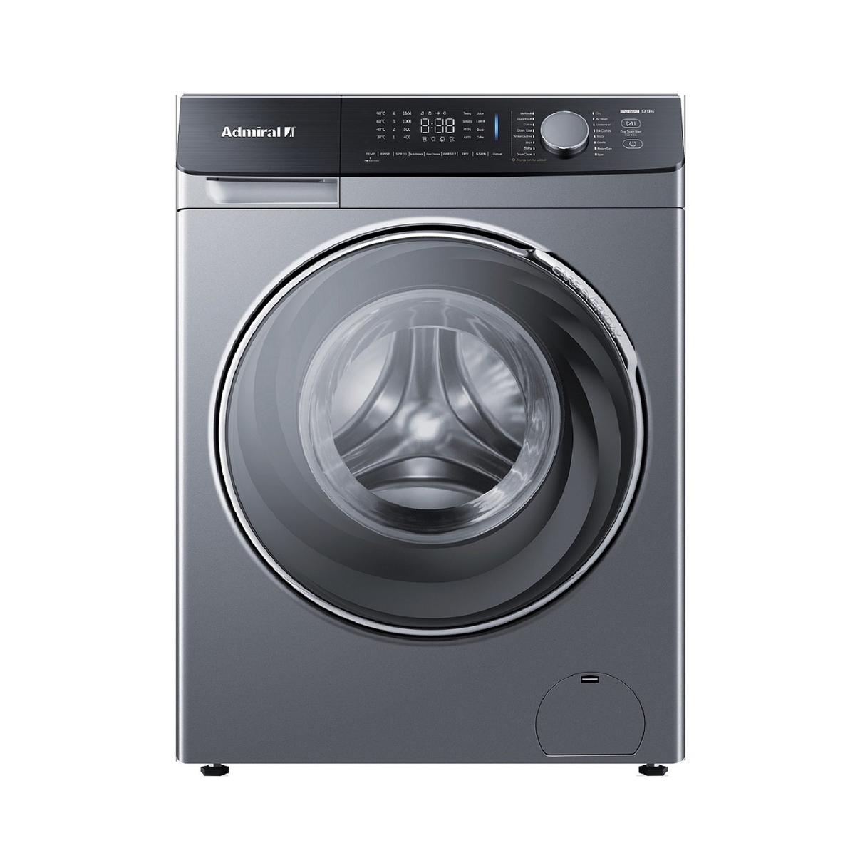 Admiral Front Load 10Kg Washing Machine & Dryer - Silver - Zayoom