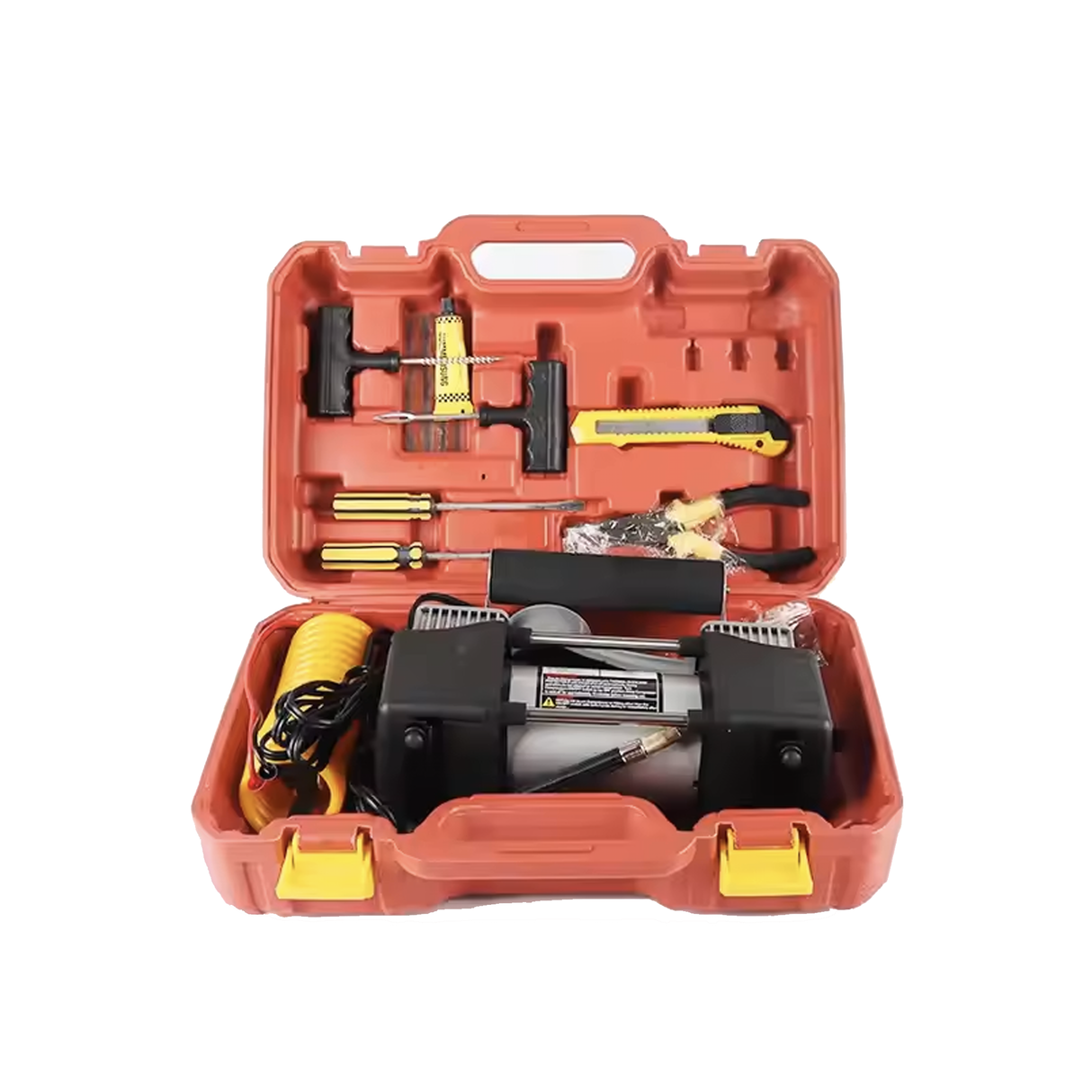 Air Compressor With Repair Kit Red Box - Zayoom