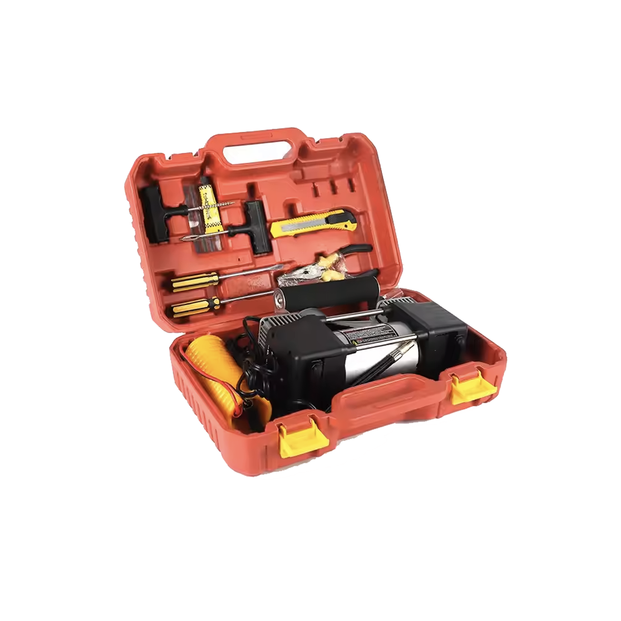 Air Compressor With Repair Kit Red Box - Zayoom