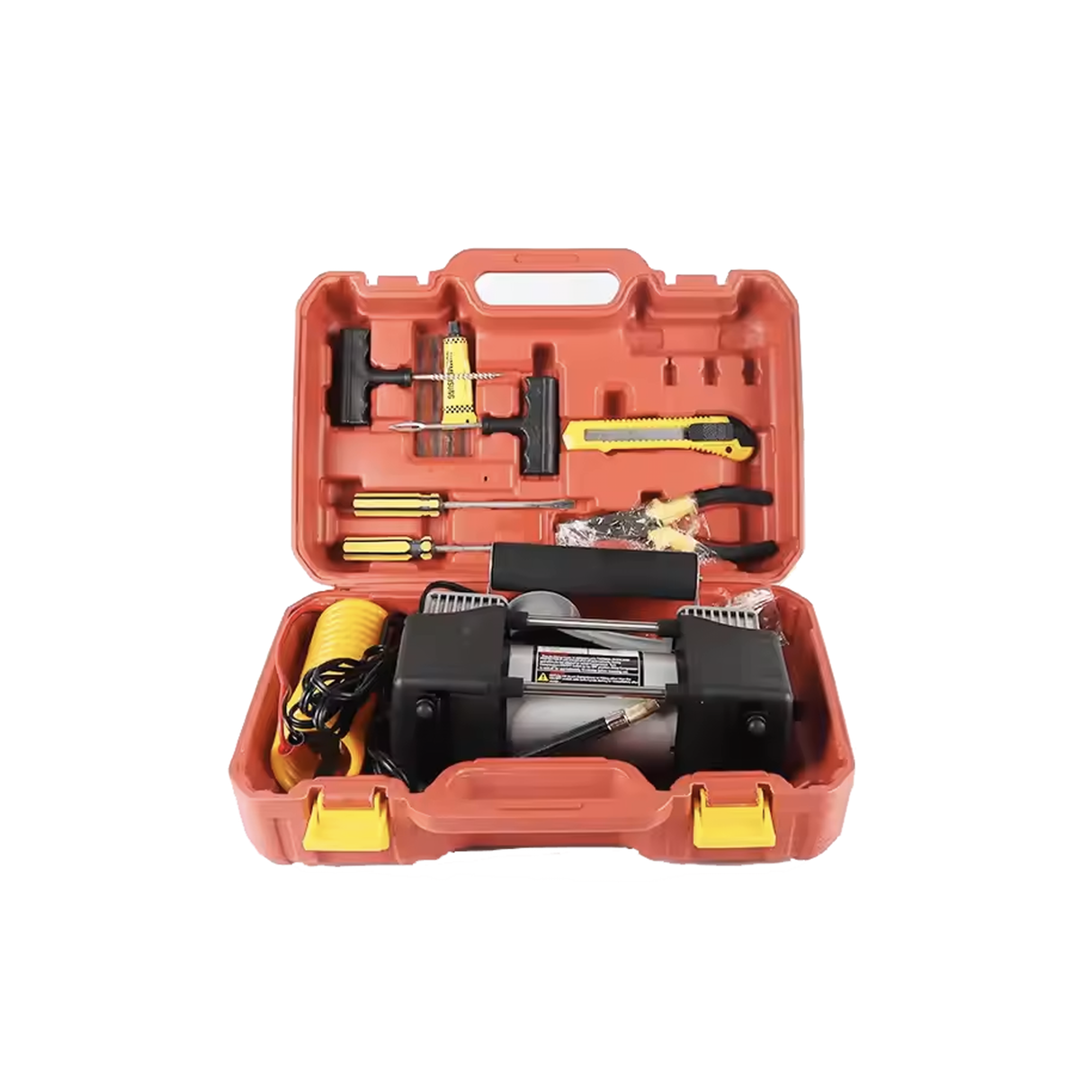Air Compressor With Repair Kit Red Box - Zayoom