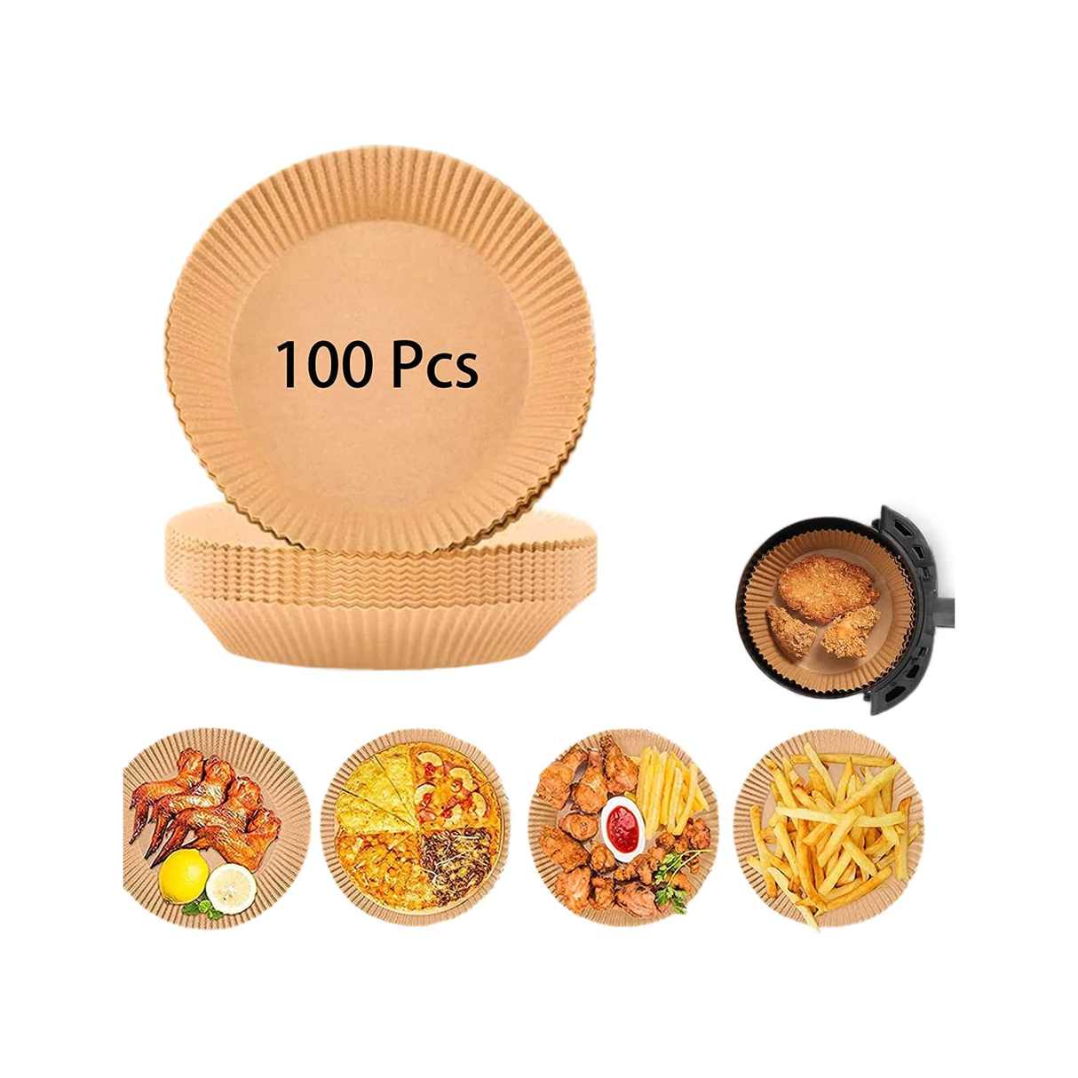Air Fryer Paper – 100 pcs