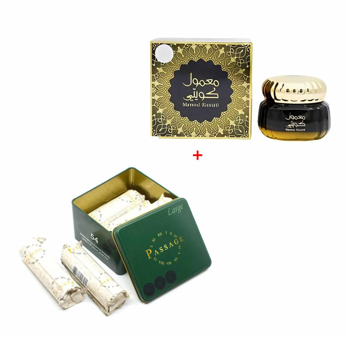 Almas Mamoul Kuwaiti 60g + Passage Quick Lighting Charcoal Briquets Box 54 PCS 40mm