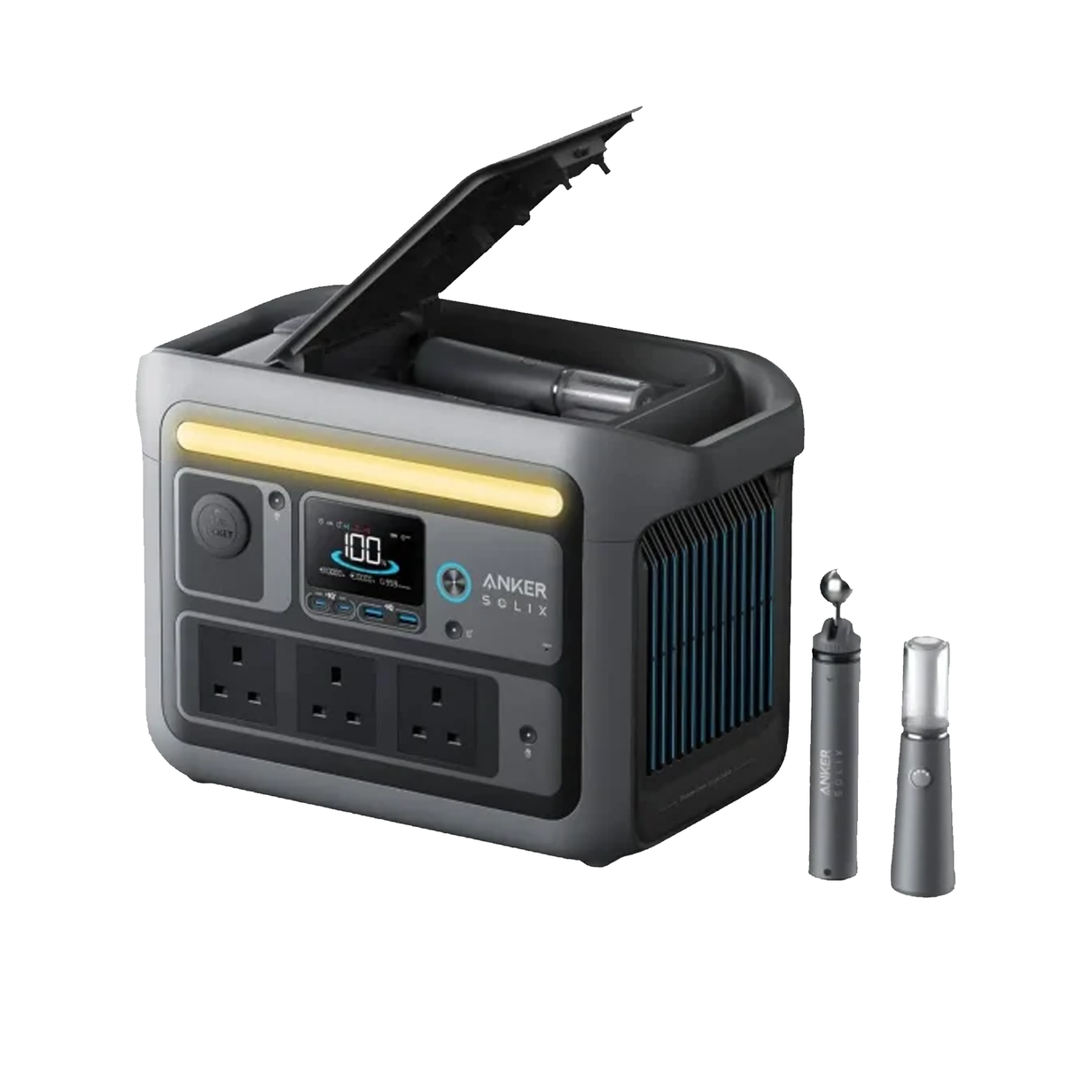 Anker SOLIX C800X Portable Power Station A1755211- 768Wh 1200W