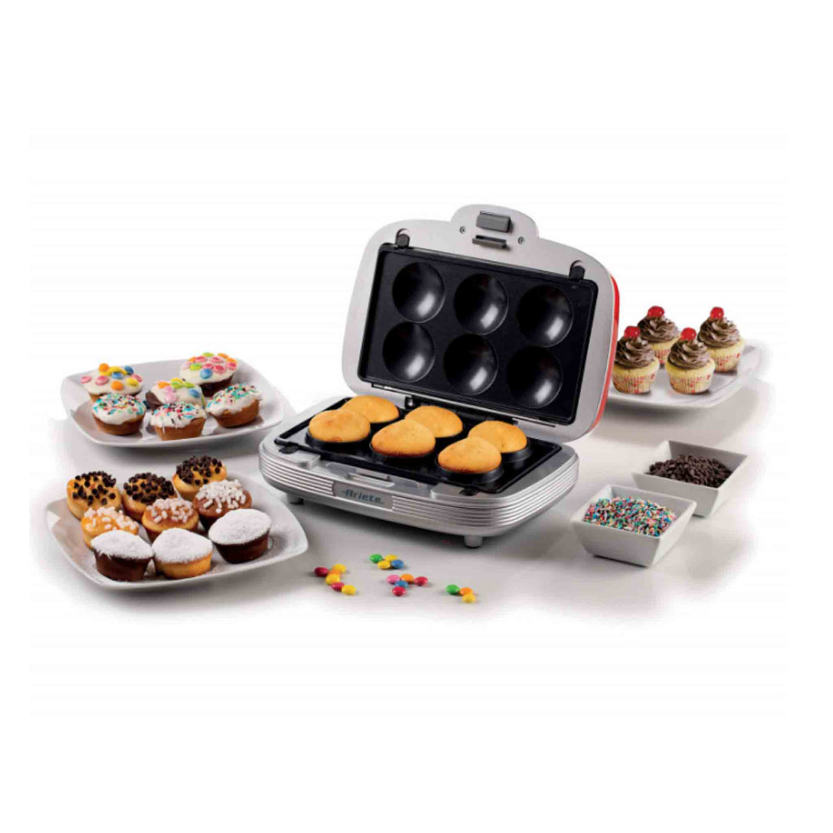 Ariete 3 In 1 Sandwiches Maker - Red - Zayoom