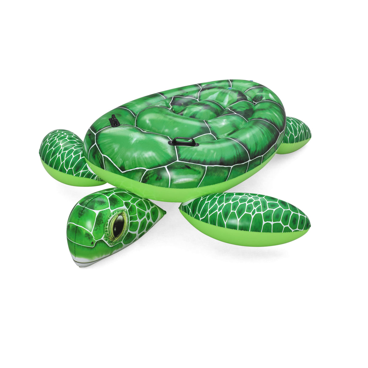 Bestway - 1.50m x 1.45m Tidal Turtle Ride-On Age 3+ - Green - Zayoom