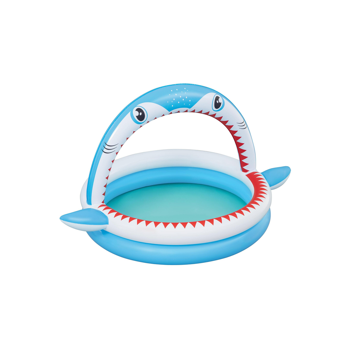 Bestway 1.63m x 1.27m x 92cm Sharktastic Sprinkler Play Pool Age 2+ - Zayoom