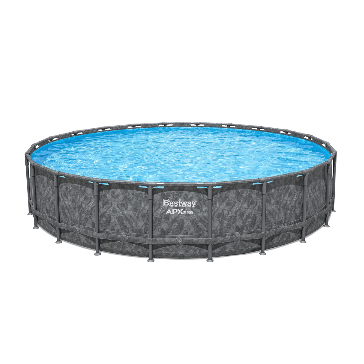 Bestway6.71m x 1.32m Round Pool Set - Gray - Zayoom