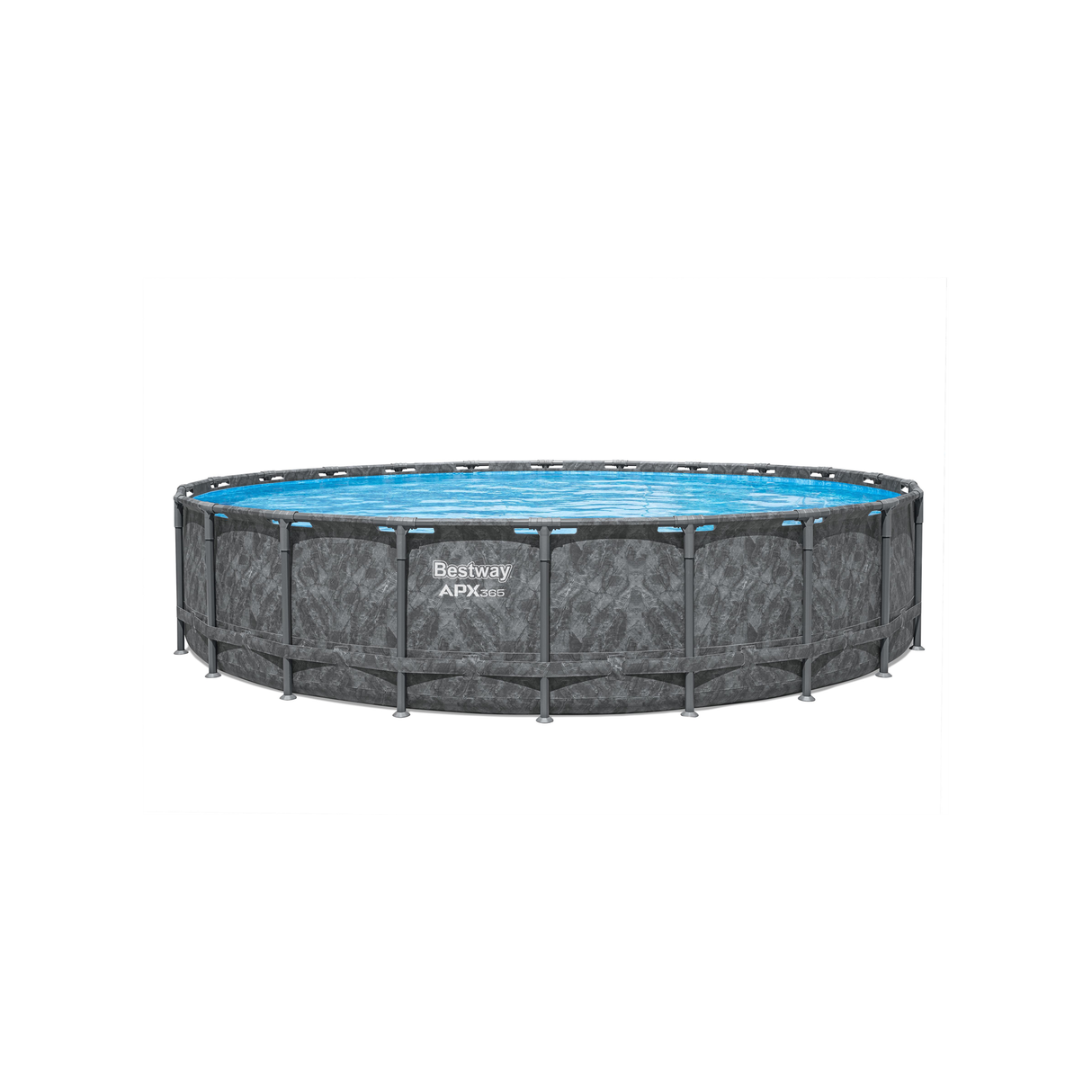 Bestway6.71m x 1.32m Round Pool Set - Gray - Zayoom