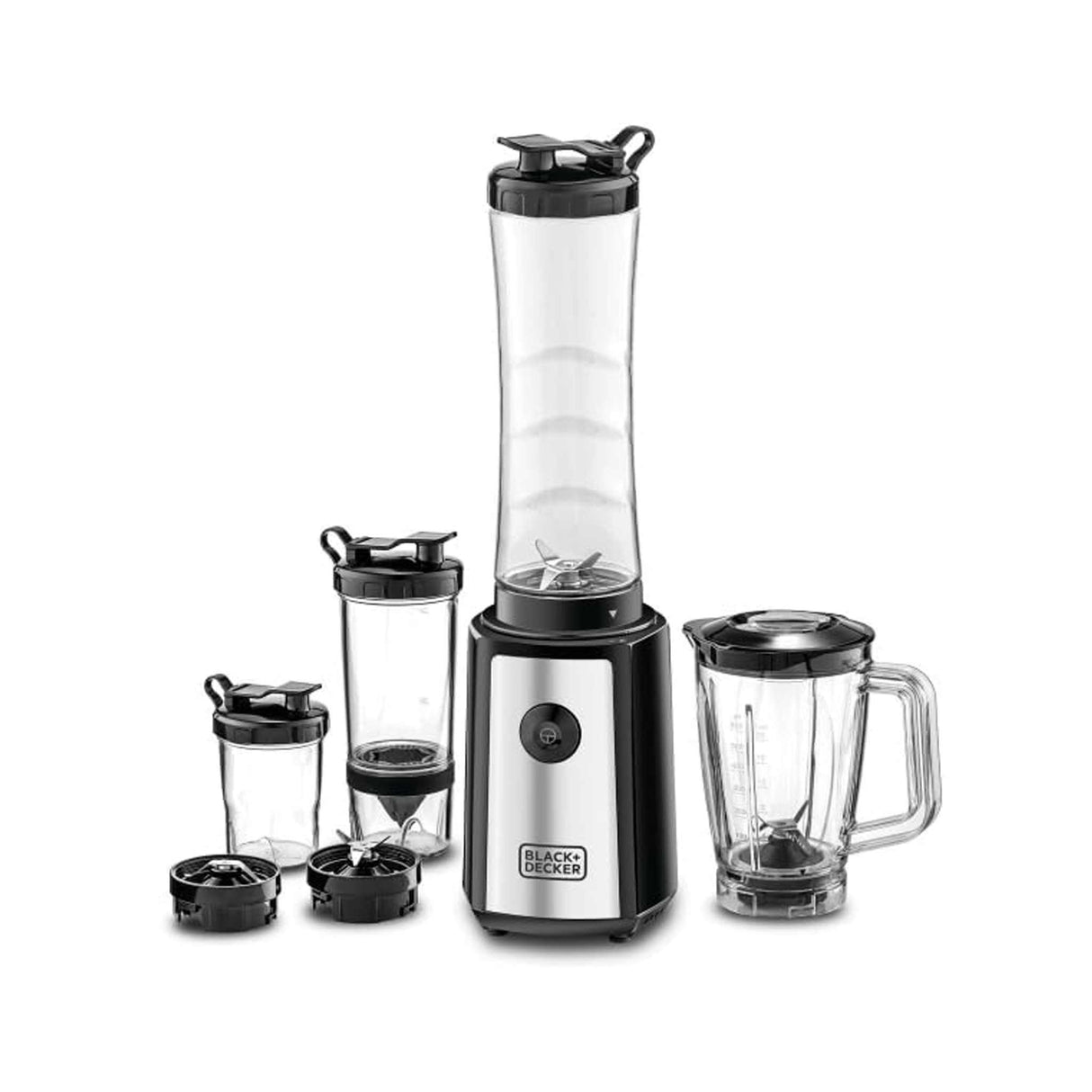 Black+Decker 4-in-1 Smoothie Maker with Citrus Juicer & Grinder Mill 300W