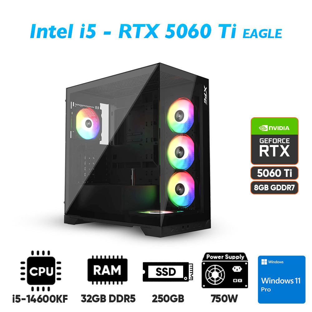 Gaming PC Build Intel i5-14600KF- RTX 5060 Ti EAGLE