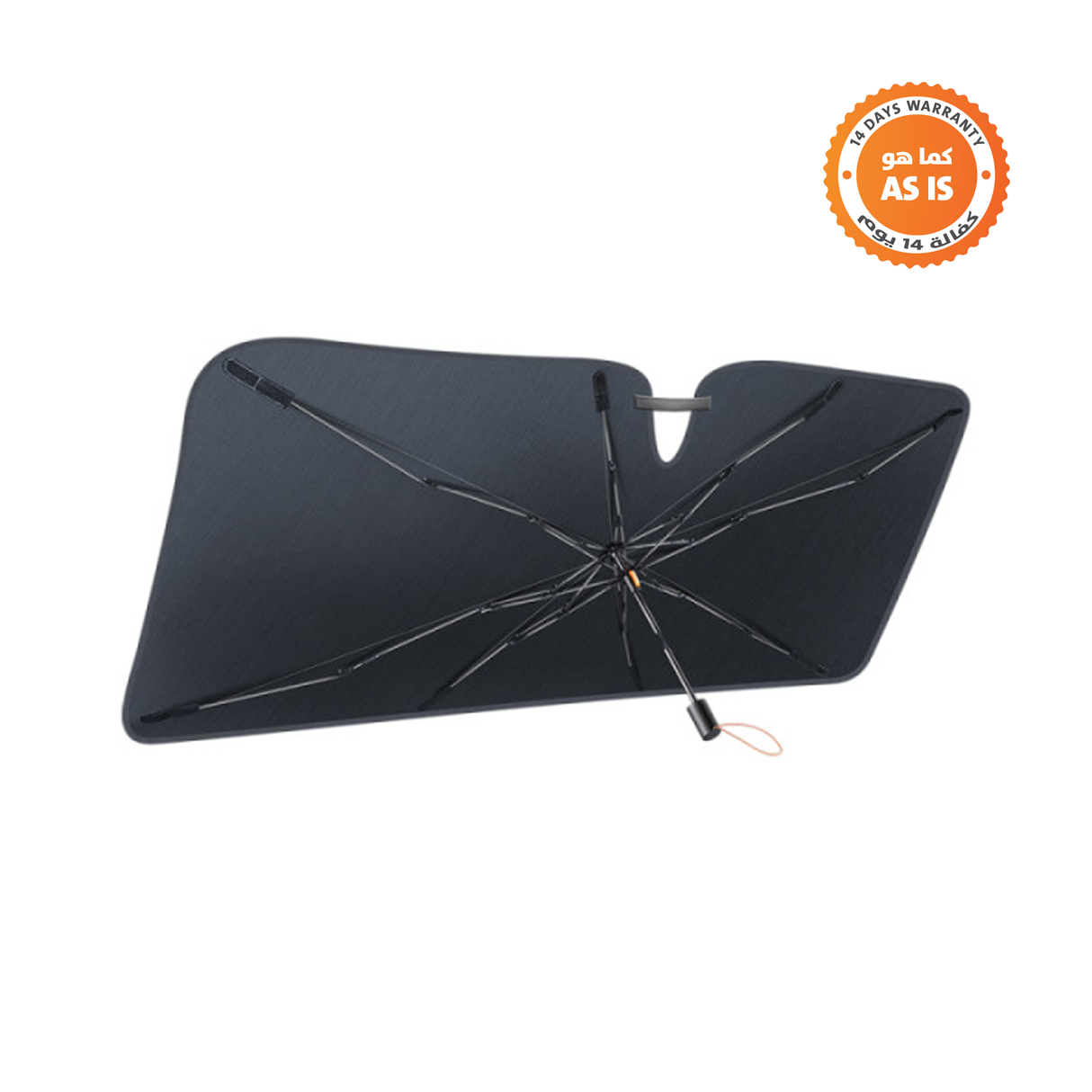 Baseus Coolride Windshield Sun Shade Umbrella Lite Small Black - ASIS