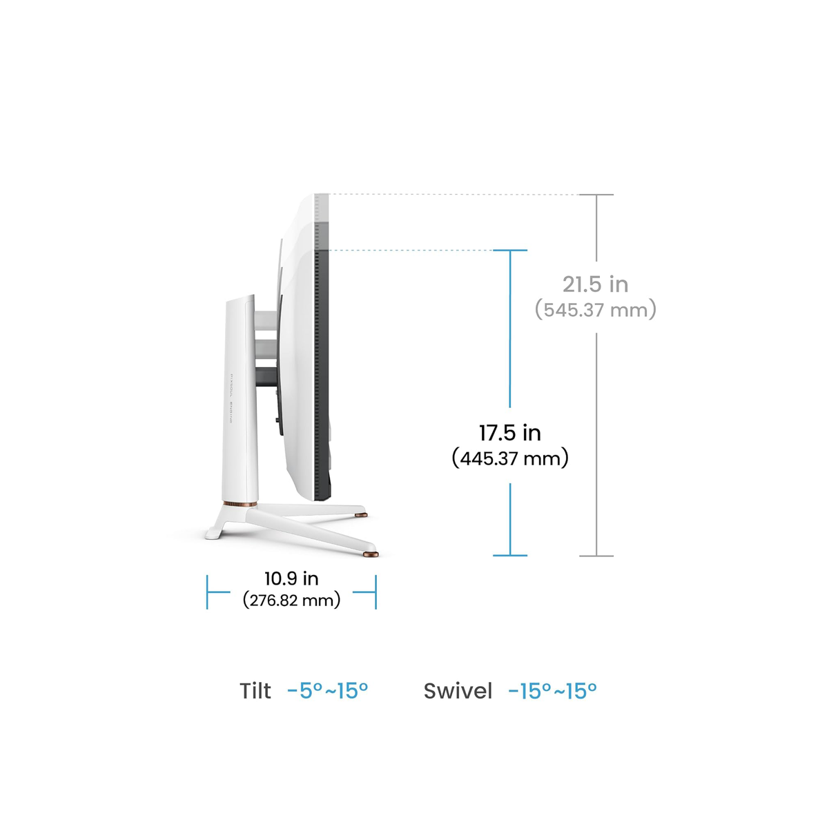 بينكيو موبيوز EX271Q مقاس 27 بوصة 2كيه كيو إتش دي آي بي إس 180 هرتز - 1 مللي ثانية فري سينك بريميوم شاشة ألعاب - أبيض