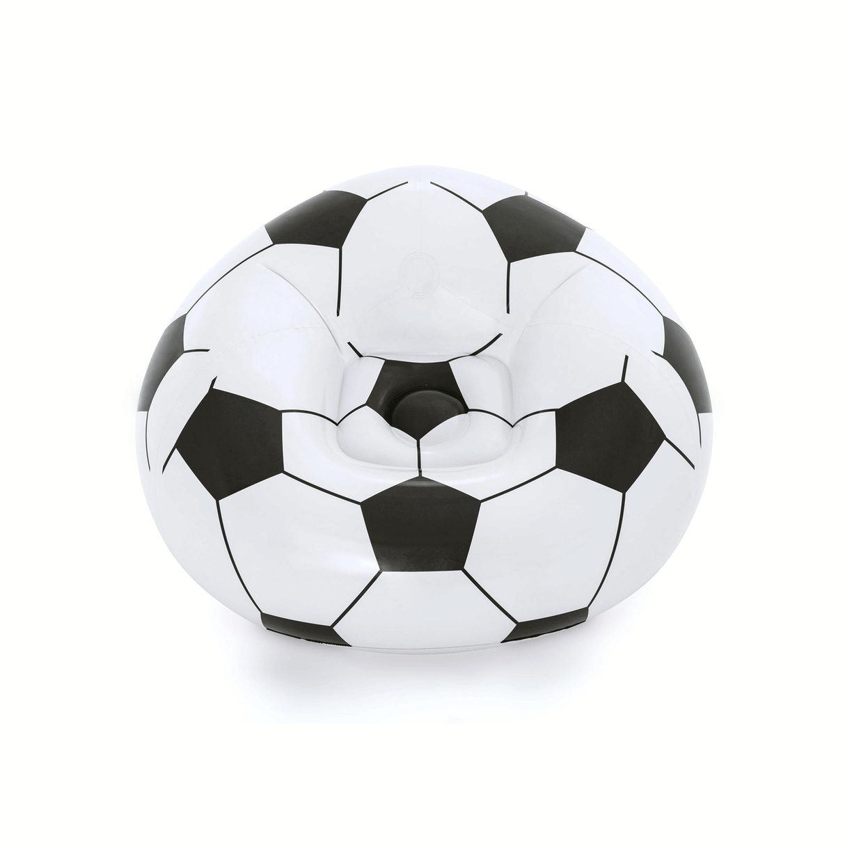 Bestway 1.14m X 1.12m X 66Cm Beanless Soccer Ball Chair (Contents:1 Chair, Repair Patch) Age 6+