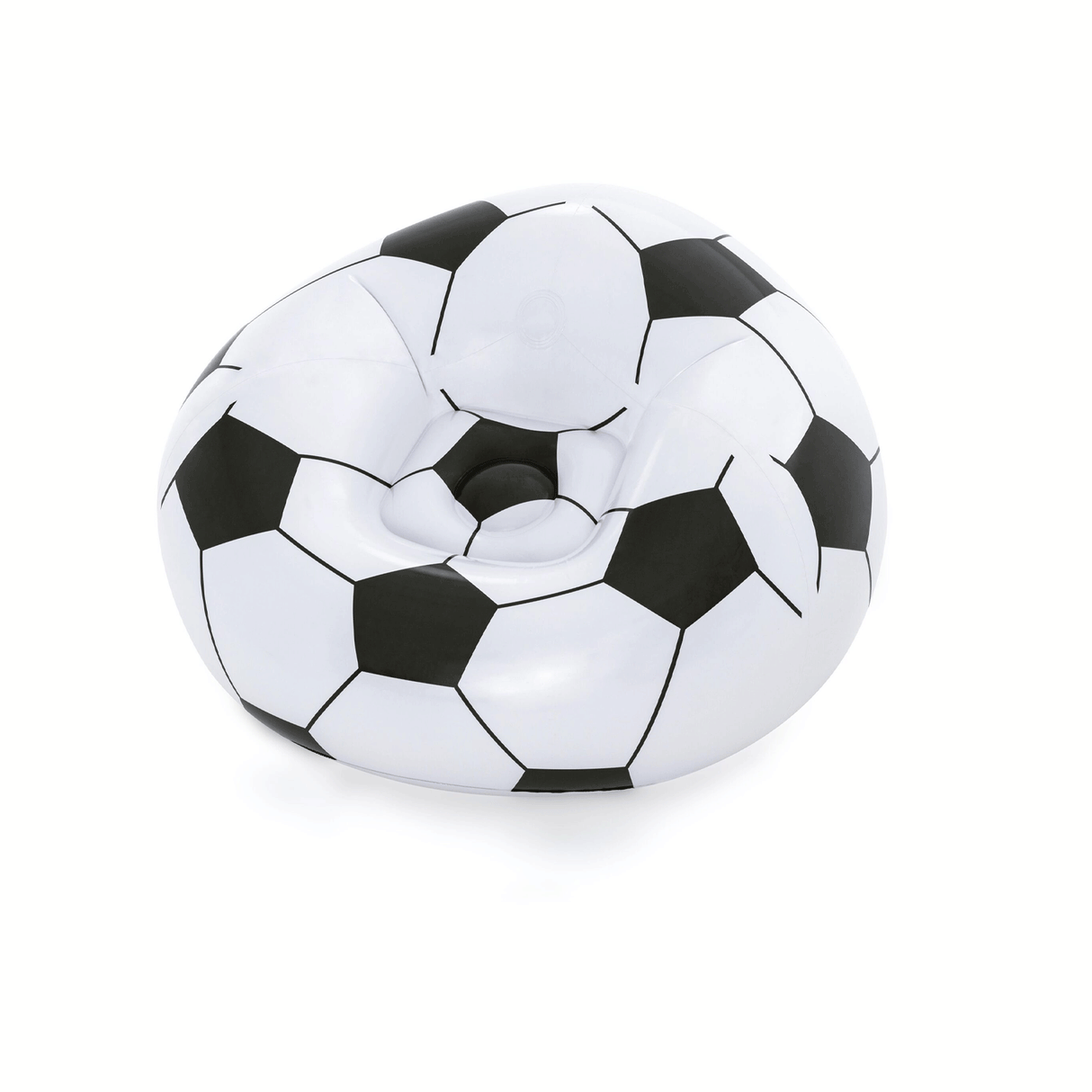 Bestway 1.14m X 1.12m X 66Cm Beanless Soccer Ball Chair (Contents:1 Chair, Repair Patch) Age 6+