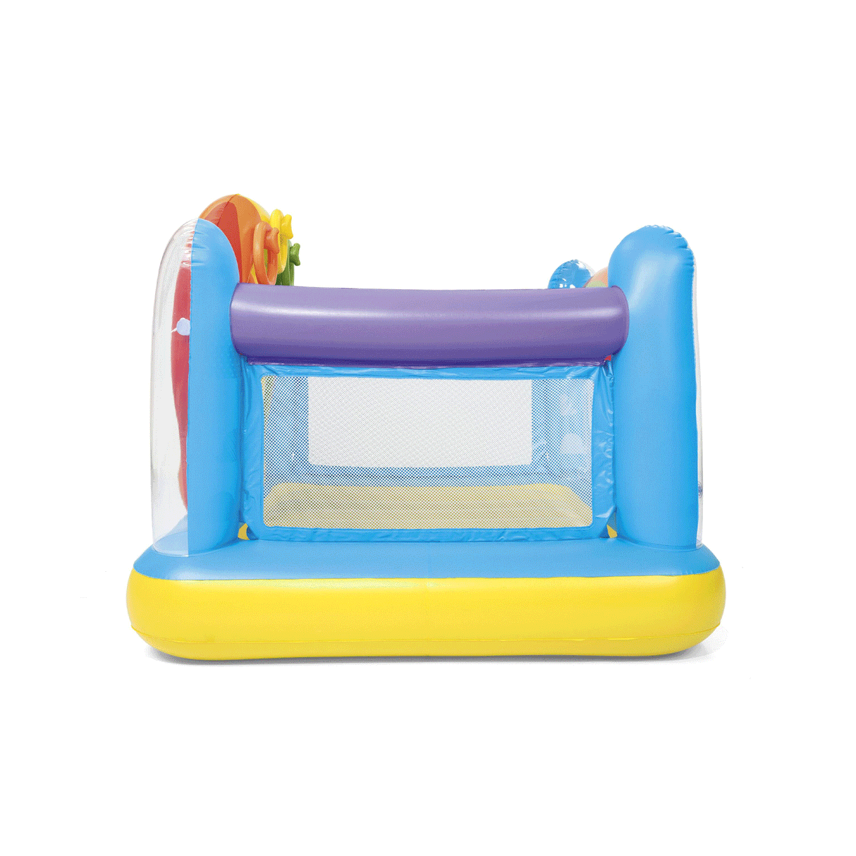 بيست واي 1.75 م × 1.73 م × 1.37 م قافز البالونات 1 قلعة قفز 3 حلقات قابلة للنفخ رقعة إصلاح 4 أوتاد تثبيت لعمر 3 سنوات فما فوق