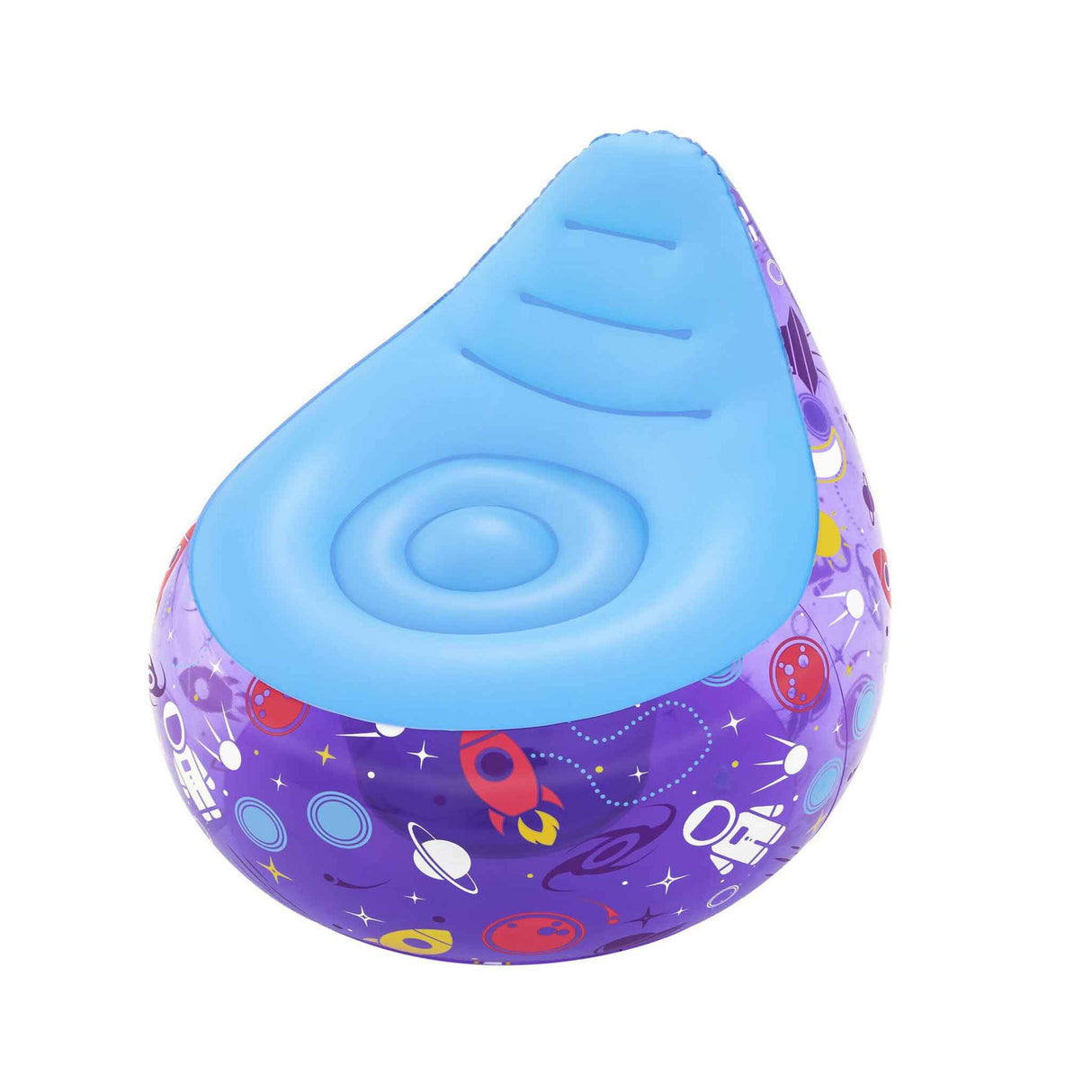 Bestway 28 X 28 X 25 Inch / 72Cm X 72Cm X 64Cm Astro Glow Led Air Chair - Zayoom