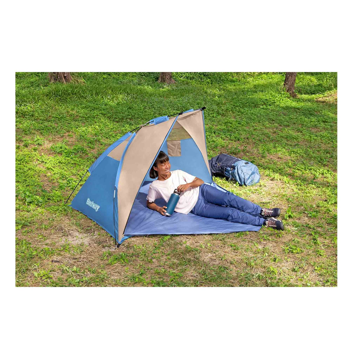 Bestway 79 X 39 X 39 Inch /2.00m X 1.00m X 1.00M Ramble X2 Tent - Zayoom