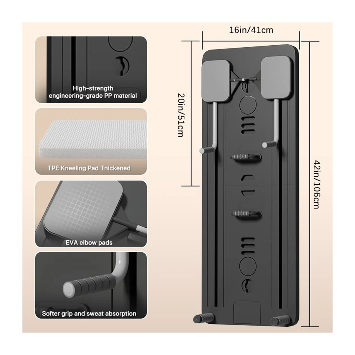 Black Bul Multifunctional Abdominal Board