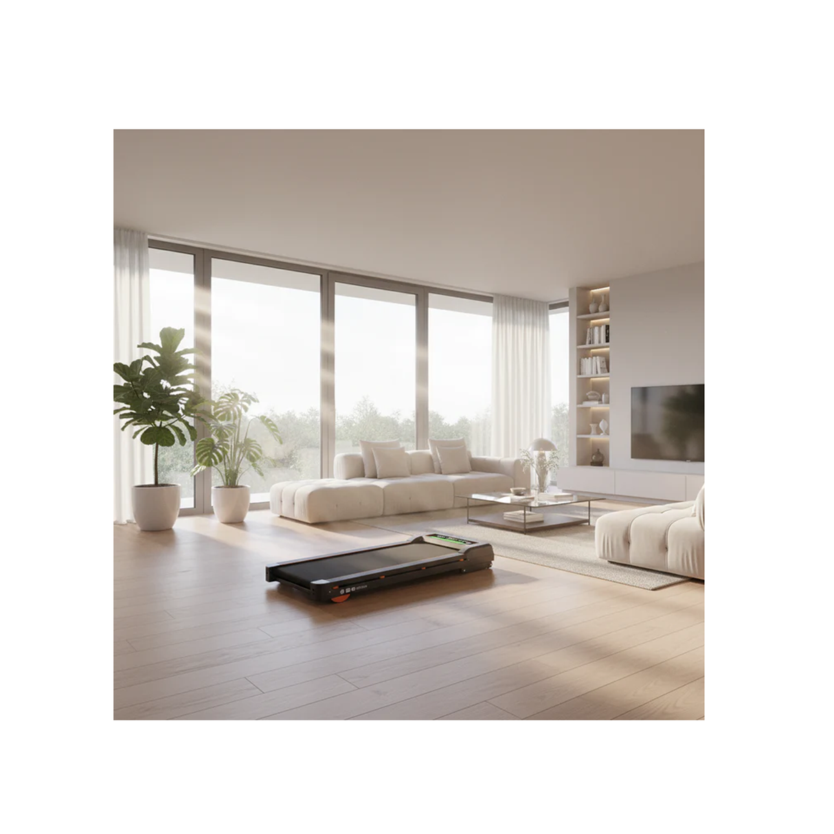 Black Bull UMWP105 Walking Pad Foldable Treadmill - Black