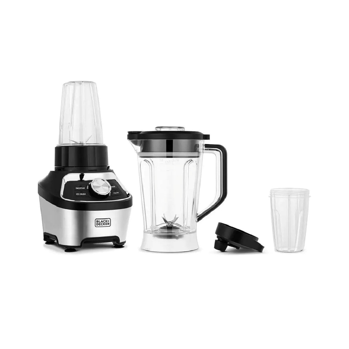 Black+Decker Blender 1200W - 1.85L - BXH1200-B5 - Stainless Steel & Black