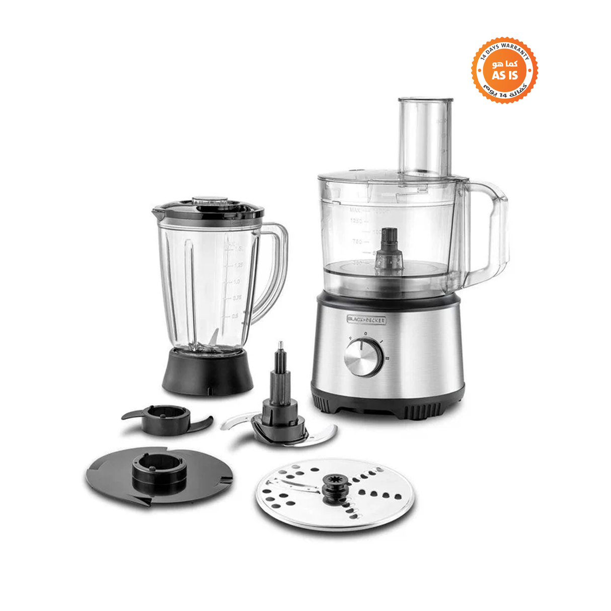Black+Decker Food Processor With 24 Functions - 800W - ASIS