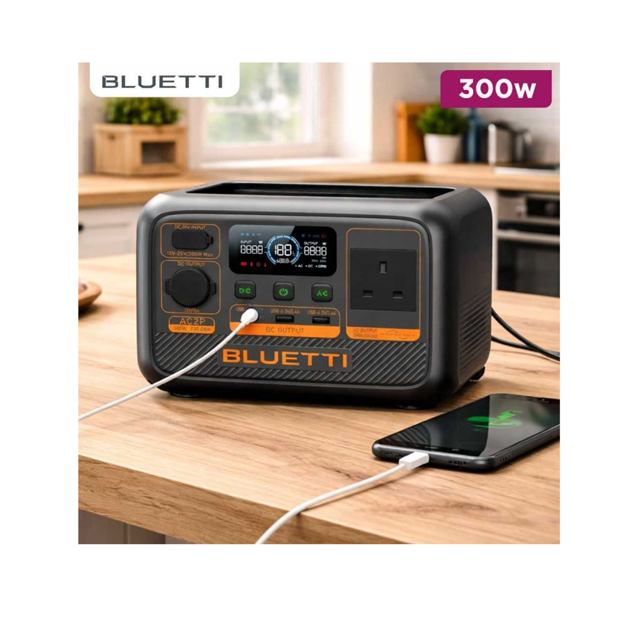Bluetti Premium AC2P Portable Power Station 300W