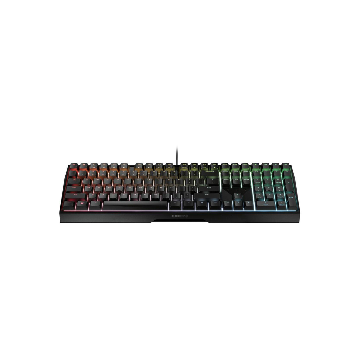 CHERRY MX 3.0S Silent Red Switch RGB Mechanical Gaming Keyboard - Black