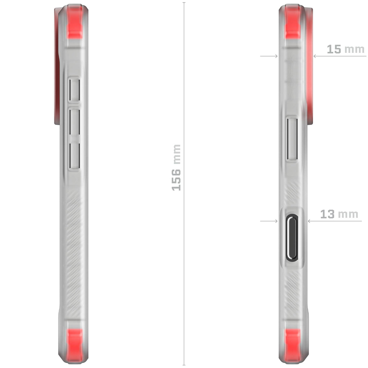 Ghostek - MagSafe Covert7 - Clear Ultra-Thin - Clear Case - For iPhone 16 Pro - Zayoom