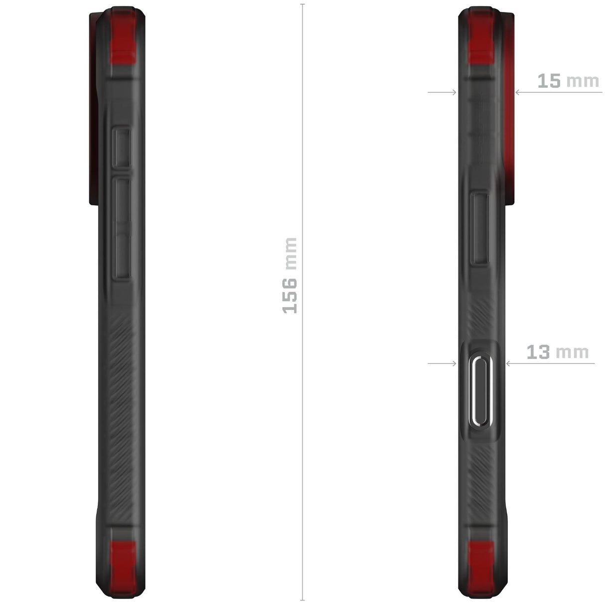 Ghostek - MagSafe Covert7 - Smoke Ultra-Thin Clear Case For iPhone 16 Pro - Zayoom