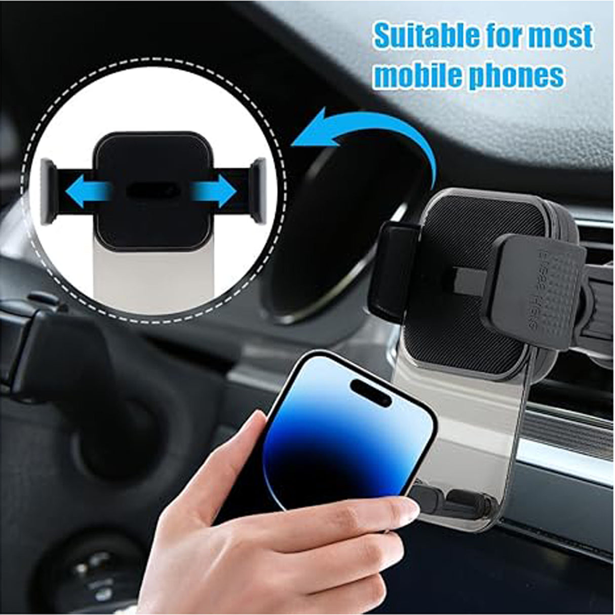 Car Air Vent Phone Holder, Adjustable Shockproof