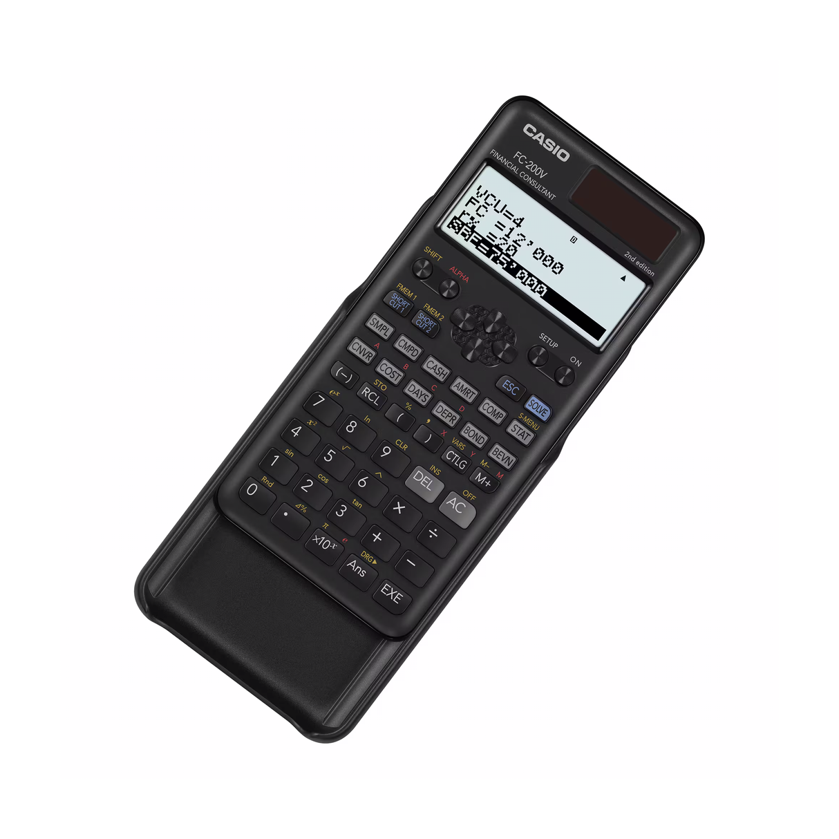 Casio Financial Calculators Solar & Battery FC-200V-2