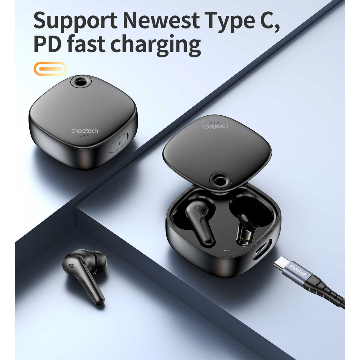 Choetech - Earbuds - Aura ANC+ENC Noise Reduction TWS - Zayoom