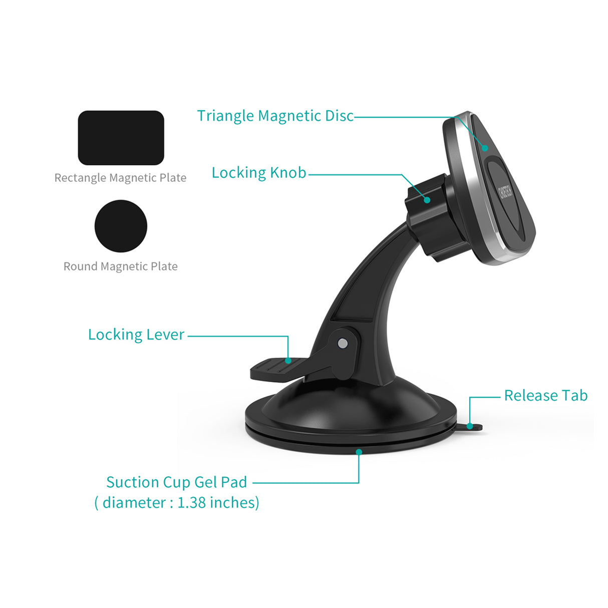 Choetech - Magnatic Phone Holder - Zayoom
