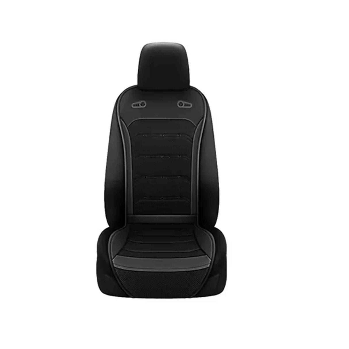 Electric Cooling Car Seat Cover - Effective Ventilation and Comfortable Driving 12V/24V - Black - ASIS