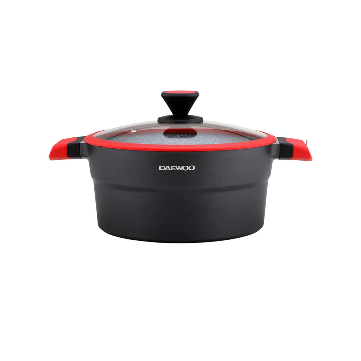 دايو قدر طهي إكس سيريز غير لاصق مطلي بالجرانيت مع غطاء - 28 سم