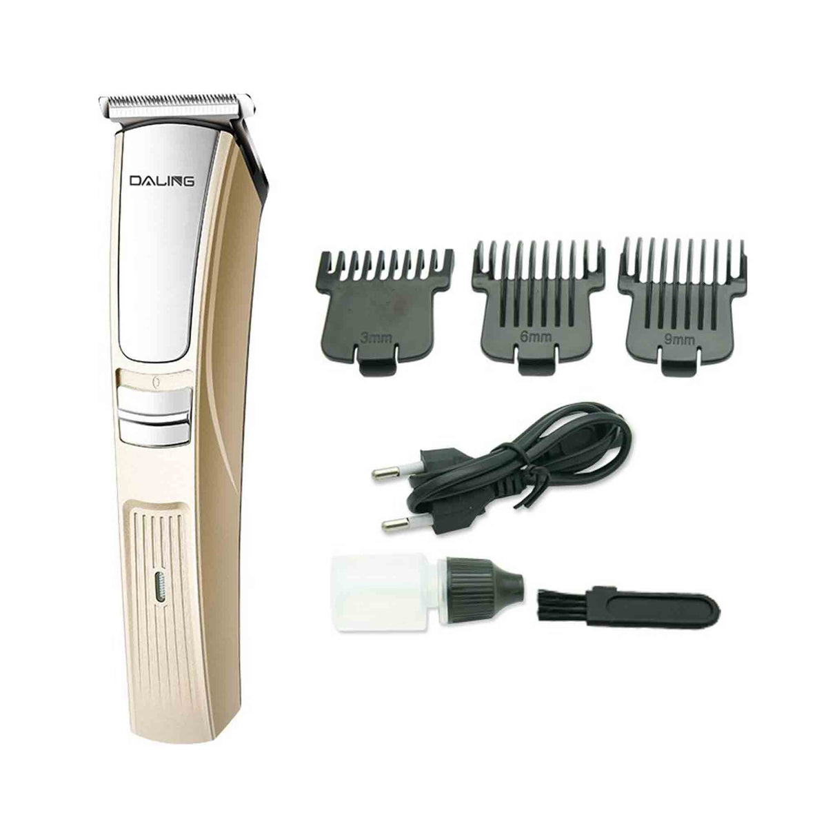 DALING Professional Rechargeable Hair Clipper - Gold - Zayoom