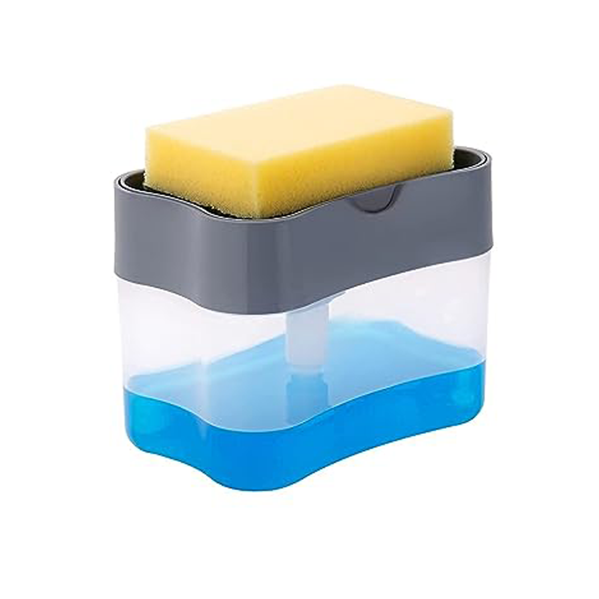 موزع سائل غسيل الصحون مع حامل إسفنجة