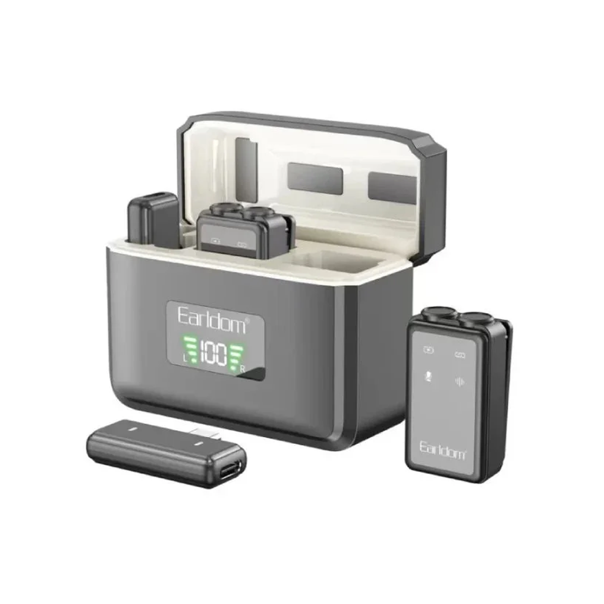 Earldom Et-Mc14 Wireless Lavalier Microphone - Black