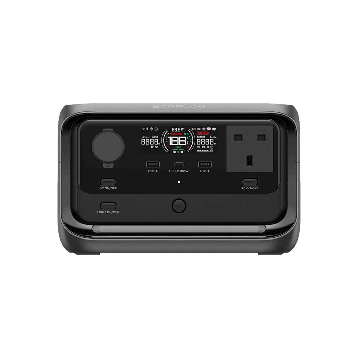 EcoFlow RIVER 3 Plus Portable Power Station 286Wh capacity 600W output, X-Boost up to 1200W