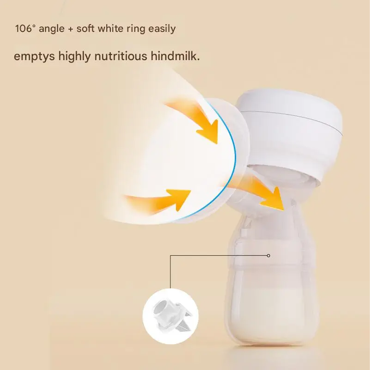 Electric Breast Pump With 9-Level Adjustable Suction - Massage Mode - USB Rechargeable - BPA-Free, and LED Display for Home and Travel