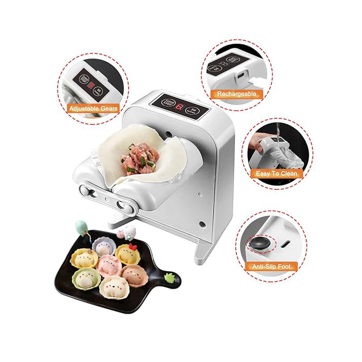 ماكينة تشكيل القطايف والمعجنات الكهربائية مع وضعين أوتوماتيكي ويدوي