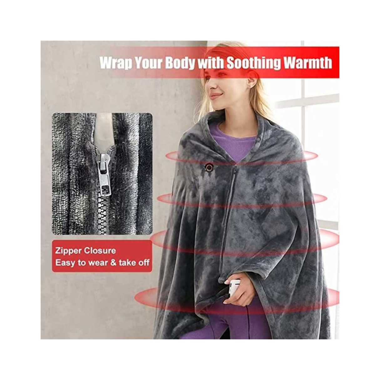 Electric Heated Blanket 160 × 85 × 160 cm