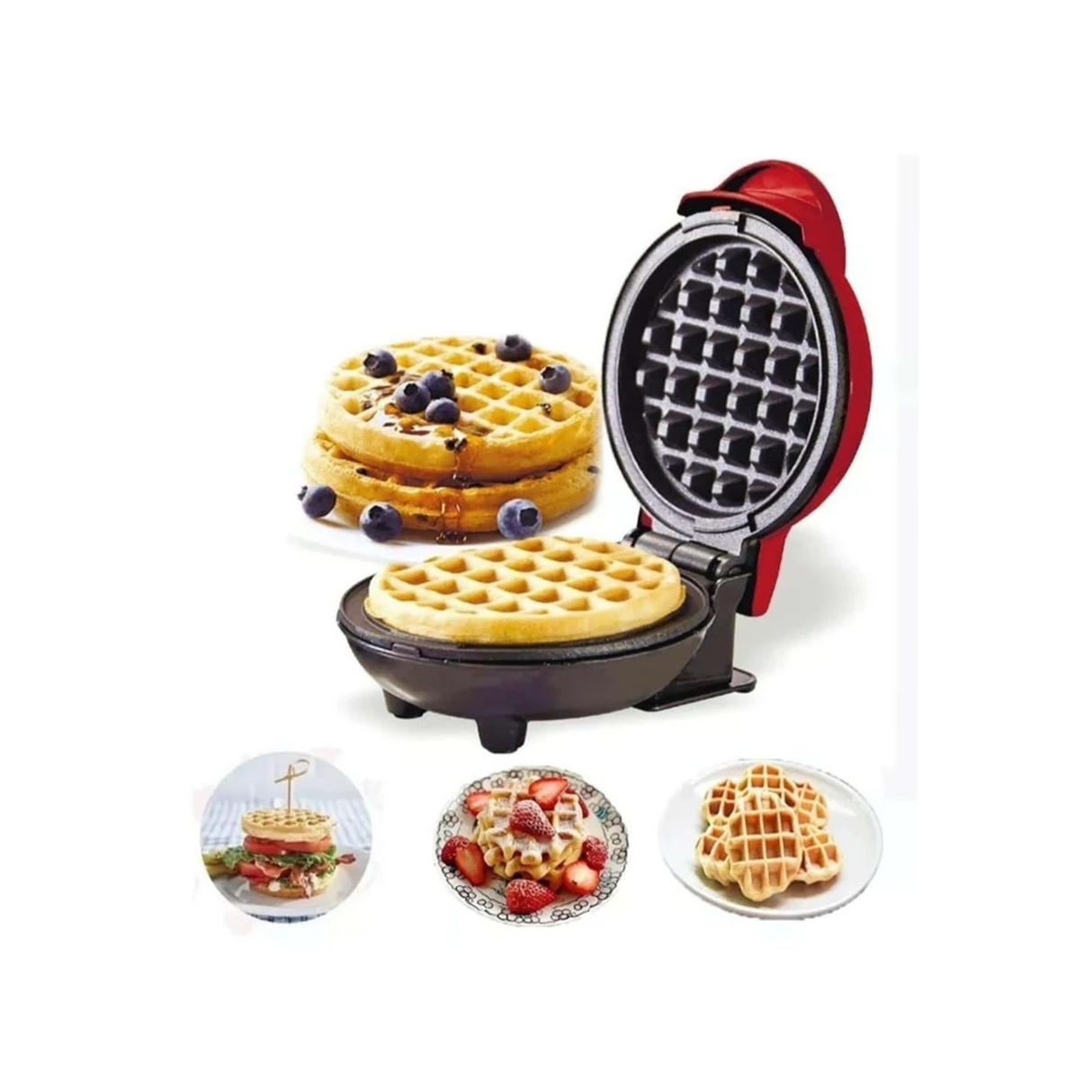Electric waffle maker
