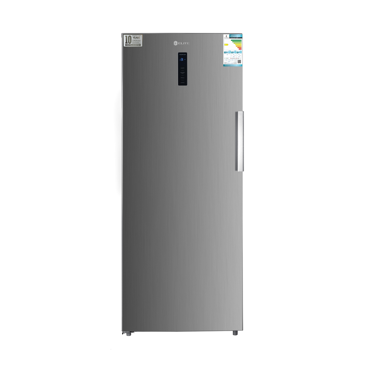 Elite Single Door 509L 18CFT Inverter Compressor-Convertible Function Refrigerator - Silver