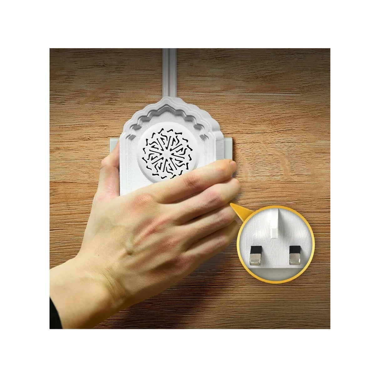 Equantu - QB812 Speaker Quran with Night Light - White - Zayoom