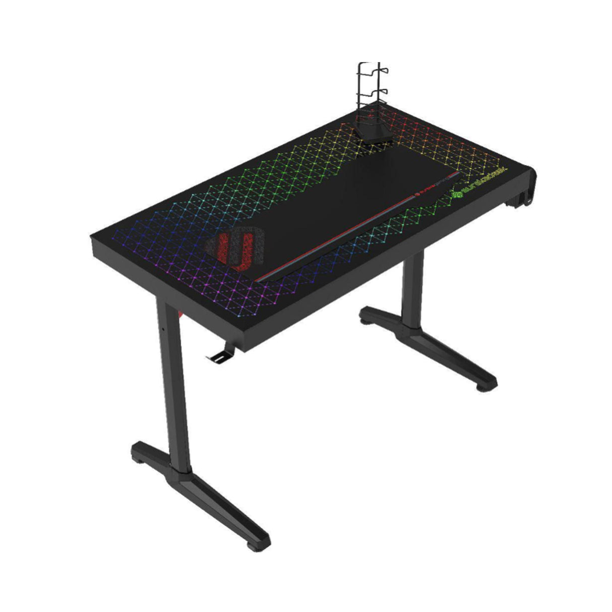 Eureka Ergonomic Gaming Desk Tempered Glass Top Expert-Verified Quality Zayoom Guaranteed