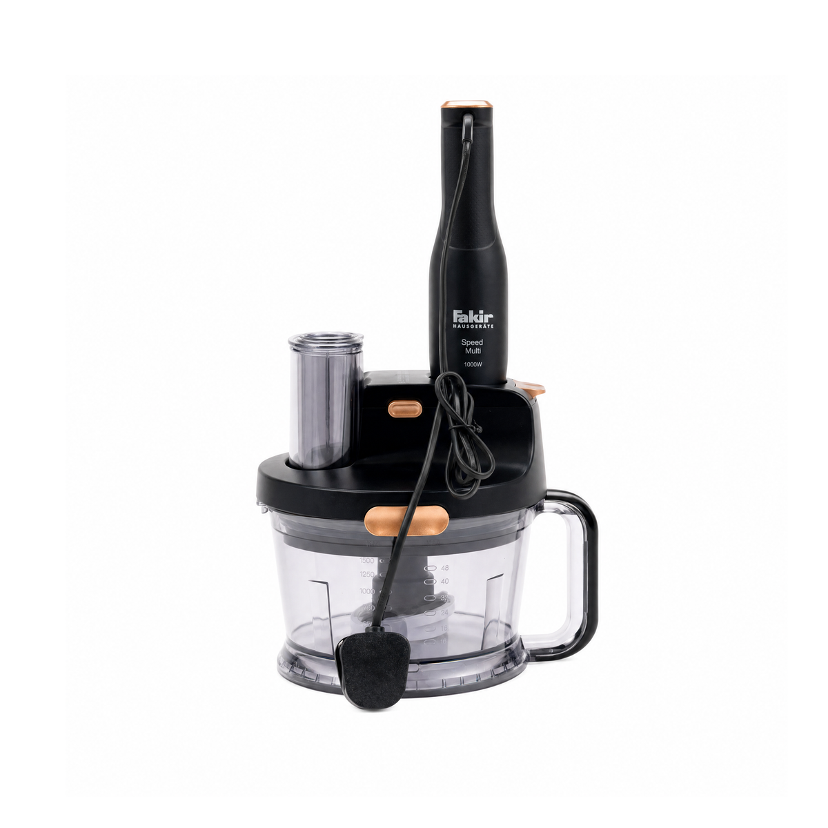 Fakir Hand Blender Set - Black and Copper - 1500 ml - 41004817